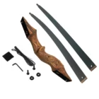 Hybrid / Langbogen, Takedown "Black Hunter" 25 lbs, LH