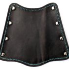 Armschutz dunkelbraun/türkis