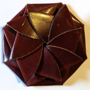 Faltgeldbörse Cordovan Leder